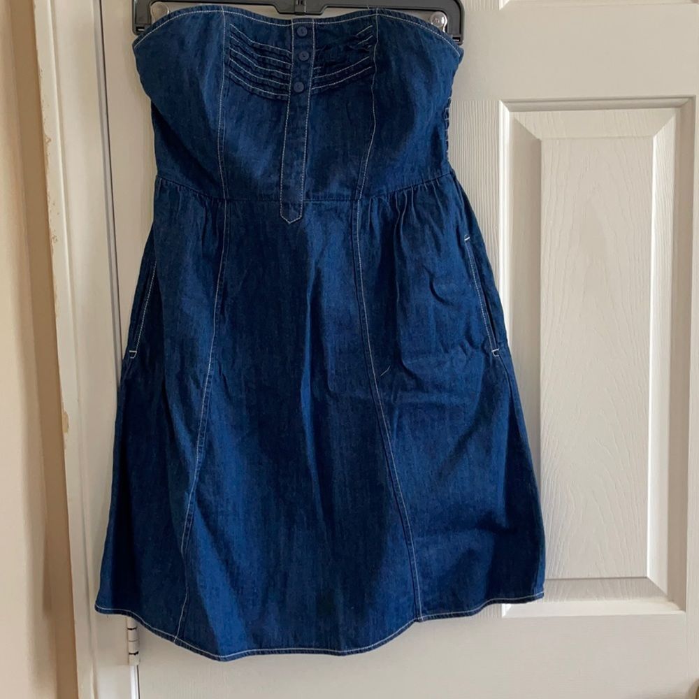 Mossimo sleeves Dark Blue Dress